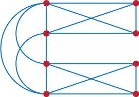 A graph on eight vertices