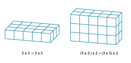 Two rectangular prism made of blocks.