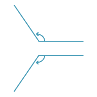 Two obtuse angles