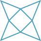 A net made up of a square and 4 triangles.