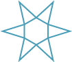 Net of hexagonal based pyramid