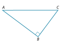 Triangle ABC  right-angle  ∠ABC.