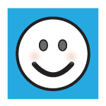 round smiley face