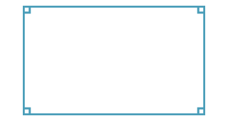 Rectangle with each angle being a right angle.