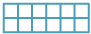 A 2 metre by 6 metre rectangle, with one-metre grids marked.