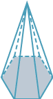 hexagonal based pyramid