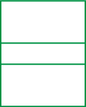Rectangle with pair of horizontal parallel lines drawn near the centre