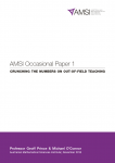 Occasional paper 1 cover