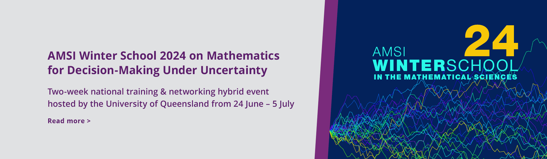2024 AMSI Winter School on Mathematics for Decision-Making Under Uncertainty
