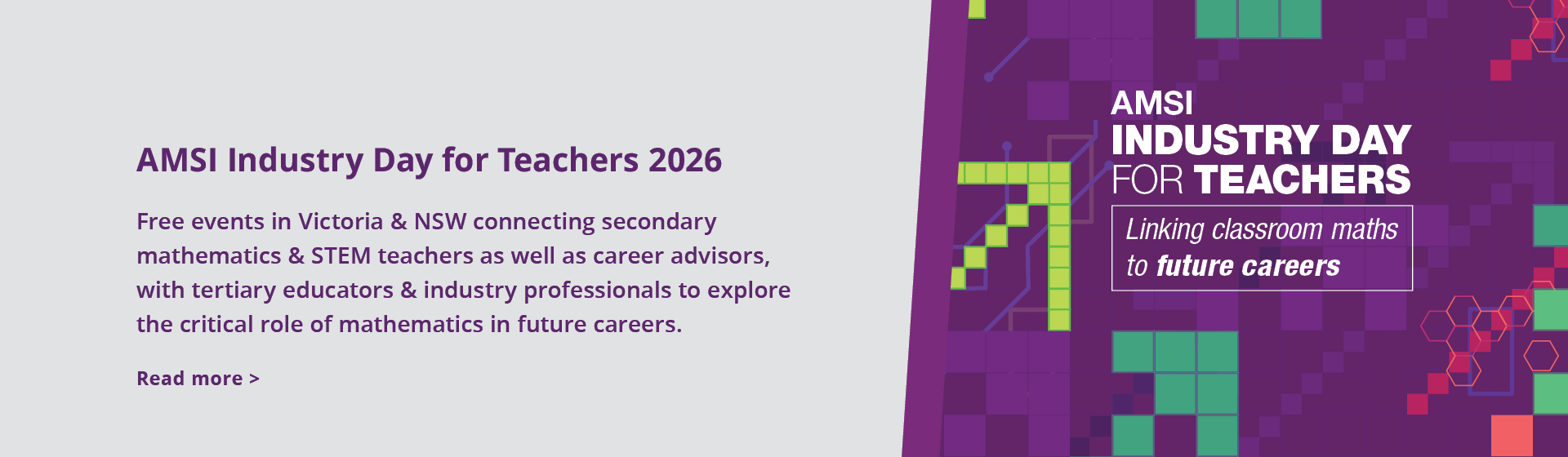 AMSI Industry Day for Teachers 2026