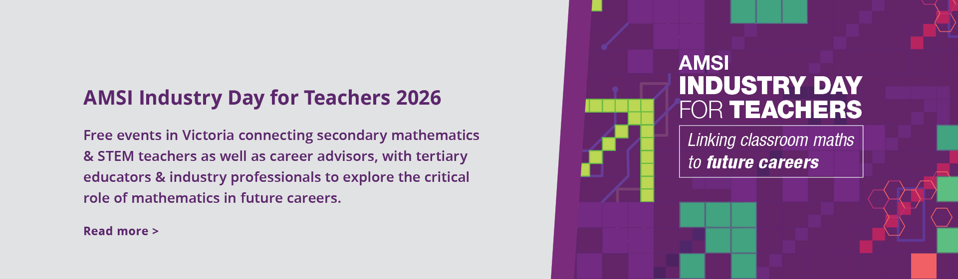 AMSI Industry Day for Teachers 2026