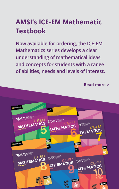 AMSI’s ICE-EM Mathematic Textbooks